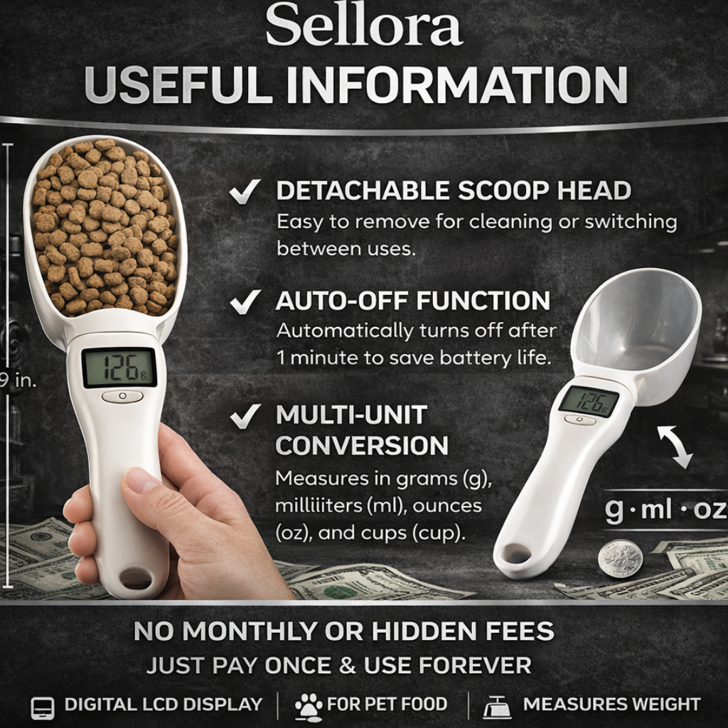 Sellora Smart Measuring Scoop